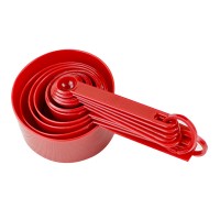 10-Pcs PP Plastic 1.25ml 2.5ml 5ml 7.5ml 15ml 30ml 60ml 80ml 125ml 250ml Measuring Cup and Measuring Spoon Set